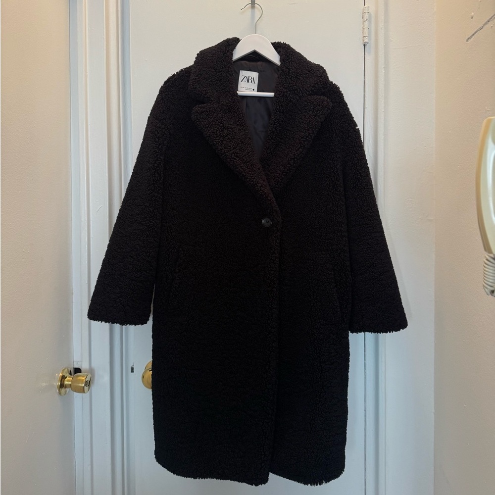 Zara Oversized Black Coat